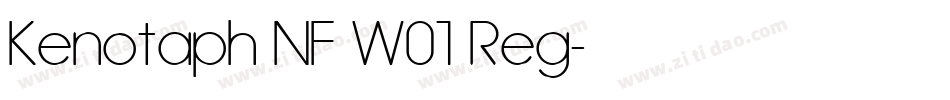 Kenotaph NF W01 Reg字体转换